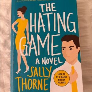 The Hating Game Novel by Sally Thorne - Blue and Yellow Cover